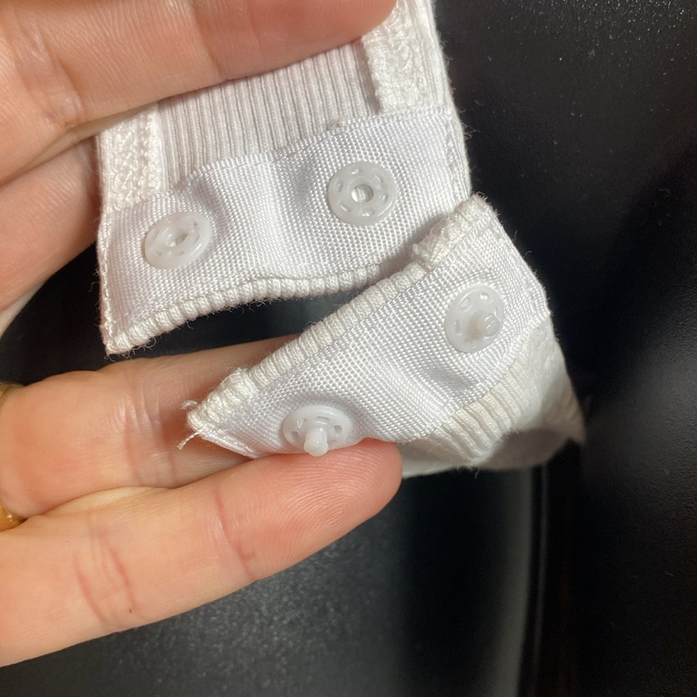 ZARA NEW RUFFLE SLEEVE BODYSUIT RIBBED Size M - Picture 11 of 12